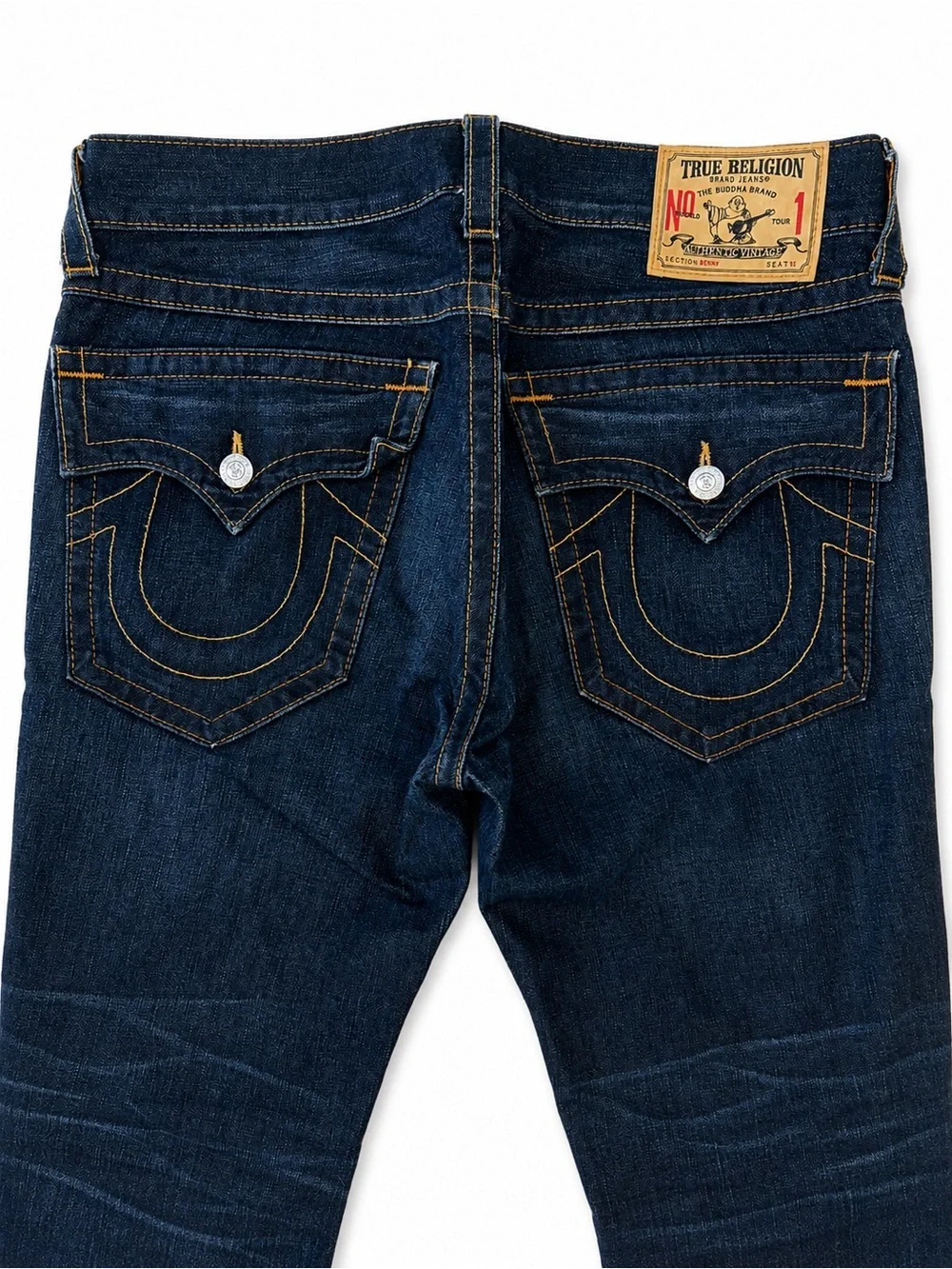 True Religion Men’s Indigo Straight Jeans